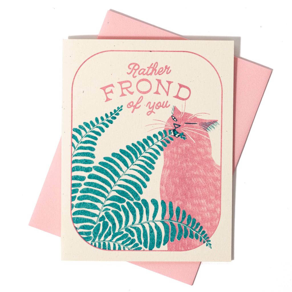 Rather Frond of You - Greeting Card