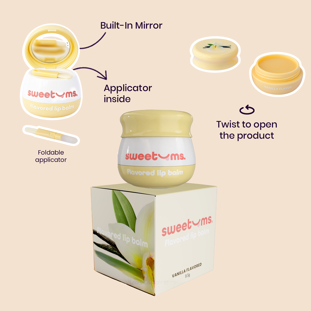 Sweetums Vanilla Kissing Lip Balm