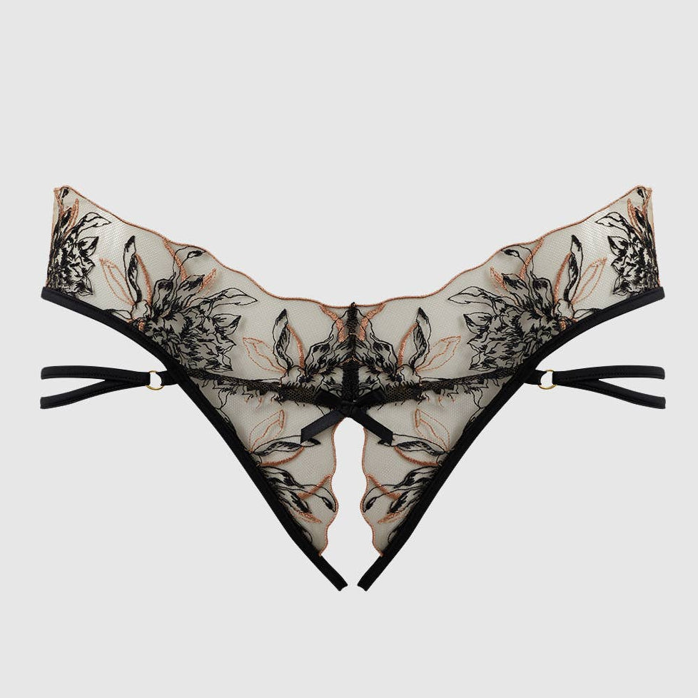 Delilah Strappy Open Panty