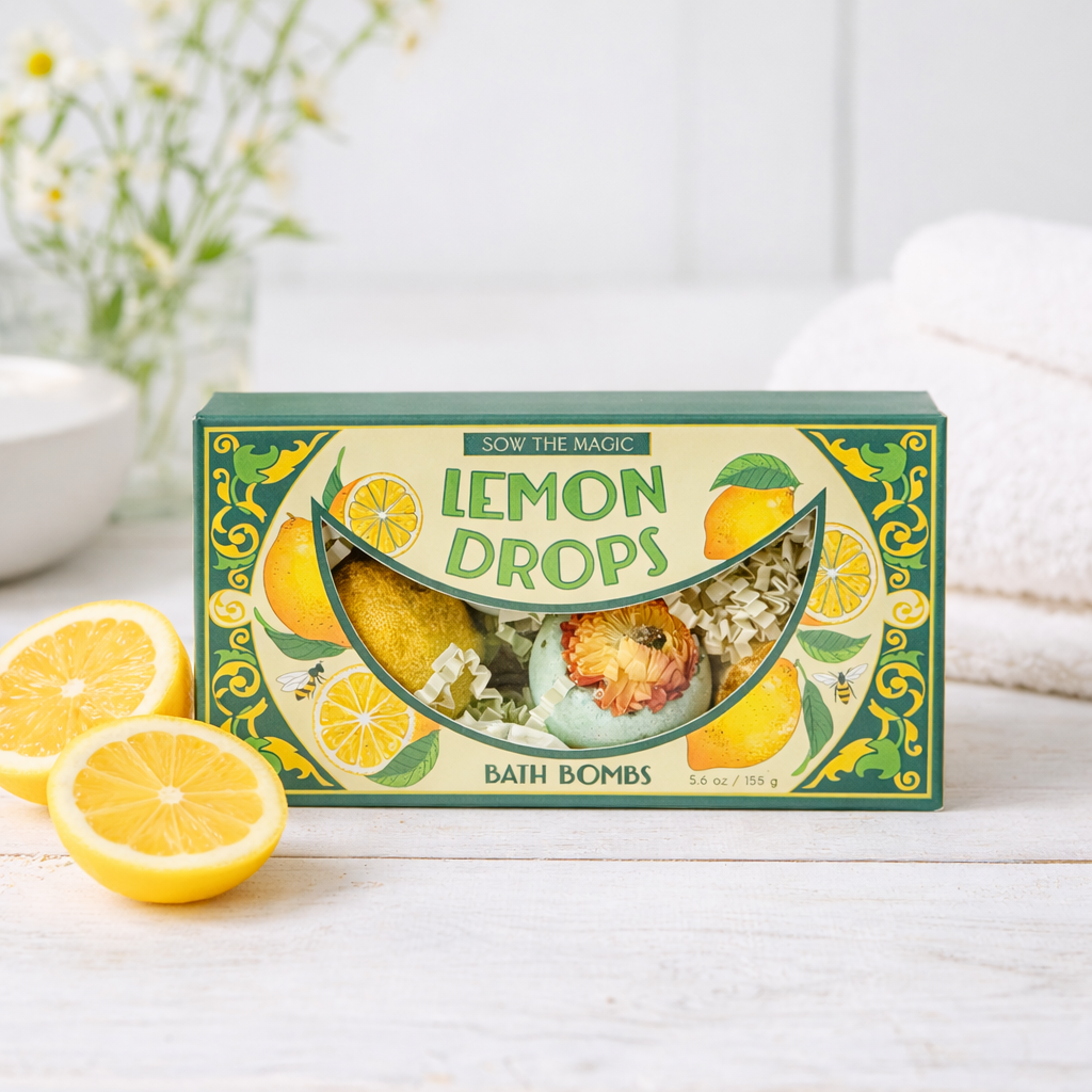 Lemon Drop & Mint - Bath Bomb Gift Set