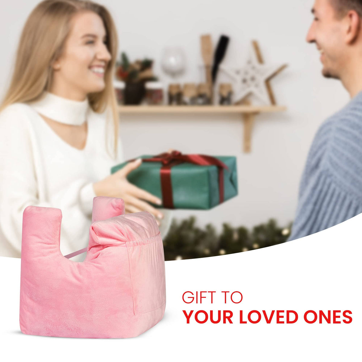 Protection Pillow for Mastectomy & Chest Surgeries - Pink