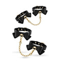 Ardor Black Bow Wrist & Ankle Restraints