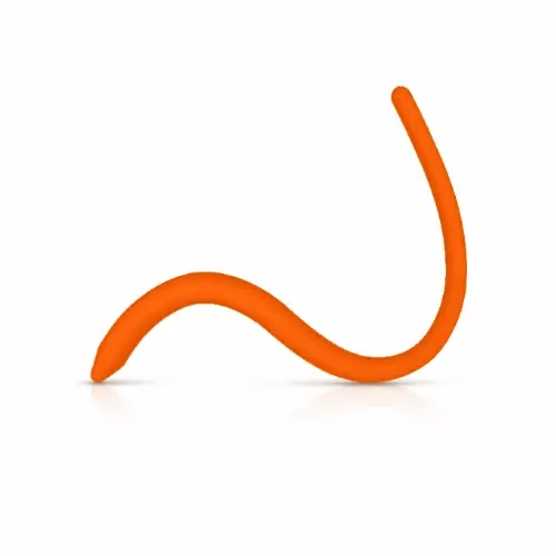 A long, thing, smooth vaginal or anal massage tool.