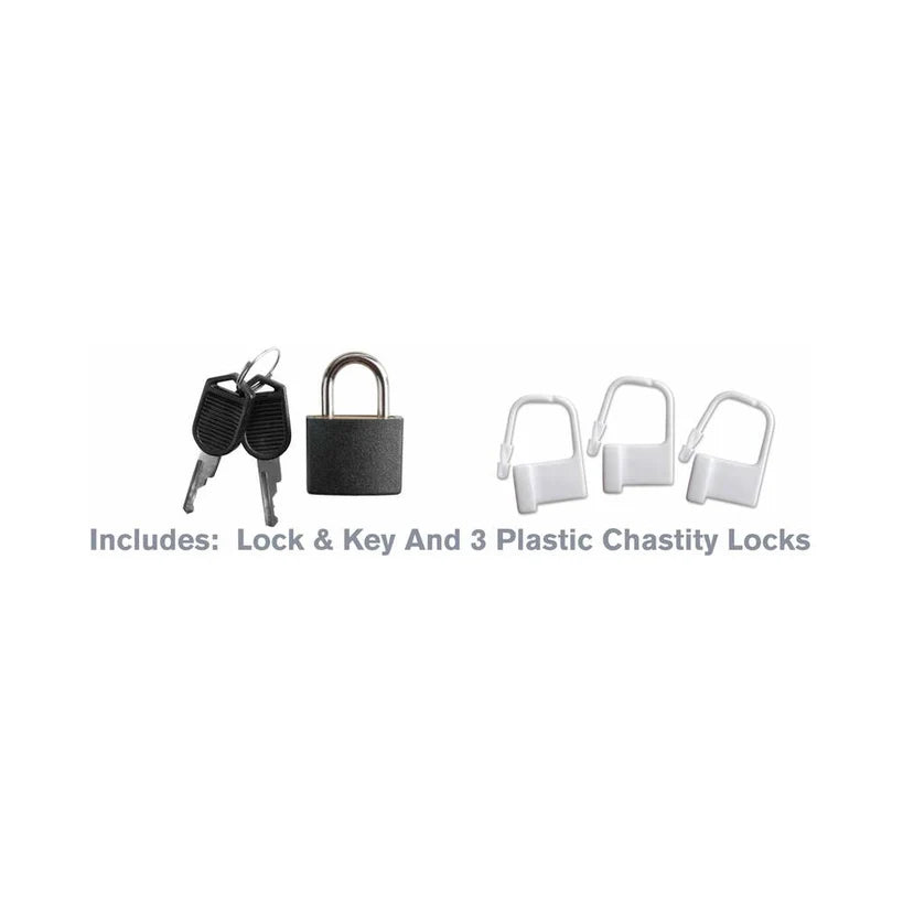 Cock Blocker 2 Locking Chastity Cage