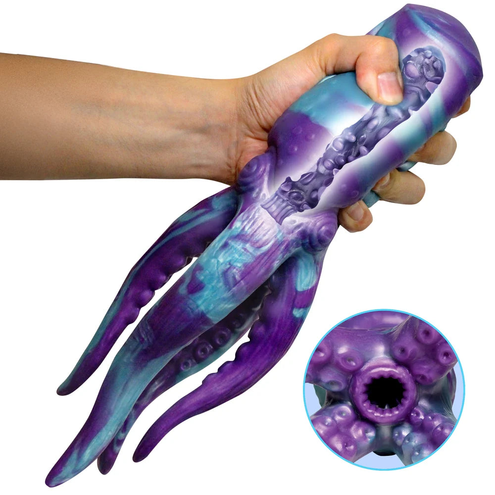 A classic stroker shape, with tentacles at the base.
