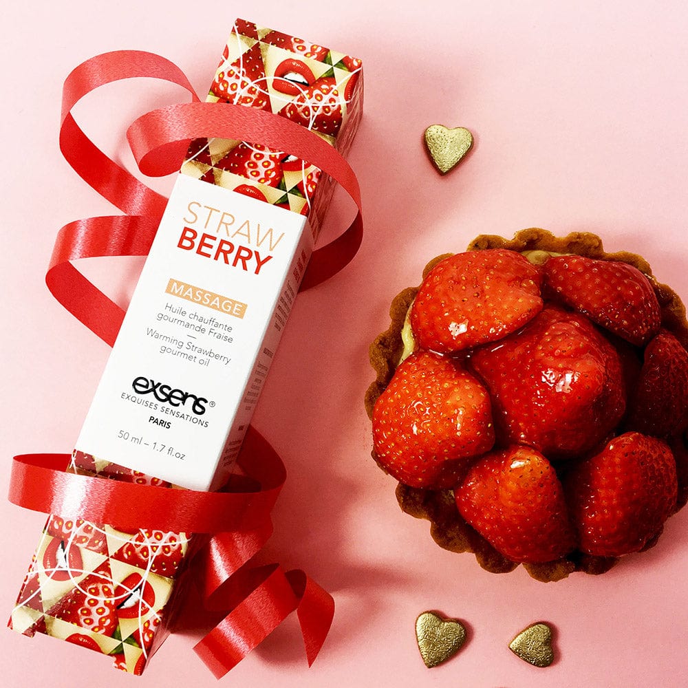 Warming Lickable Massage Oil - Strawberry