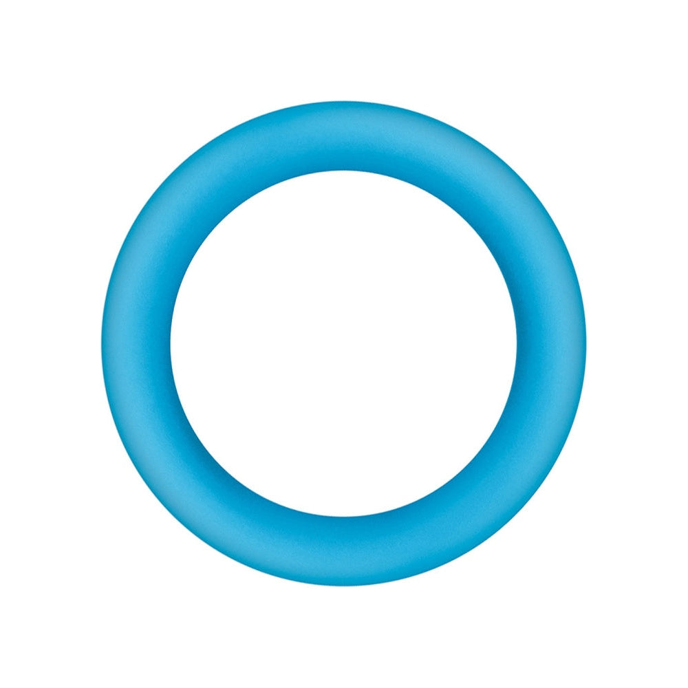 Blue ring on a white background