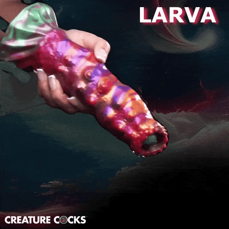 Larva Ovipositor Dildo with Eggs