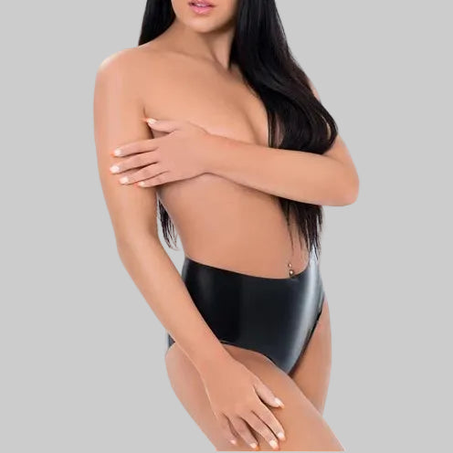 Latex Open Panties