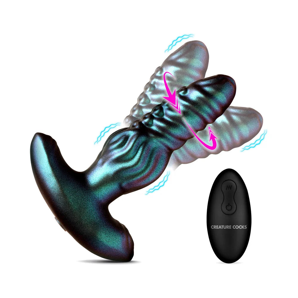 Octo-Squirm Vibrating & Squirming Plug