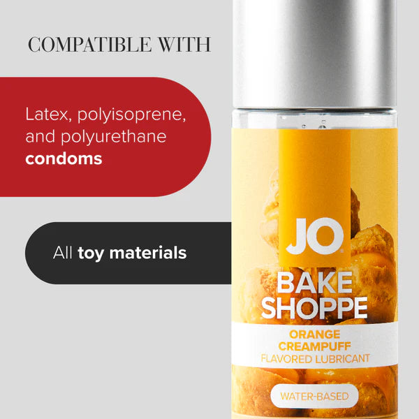 JO Bake Shoppe Lube - Orange Creampuff Flavor (2oz)