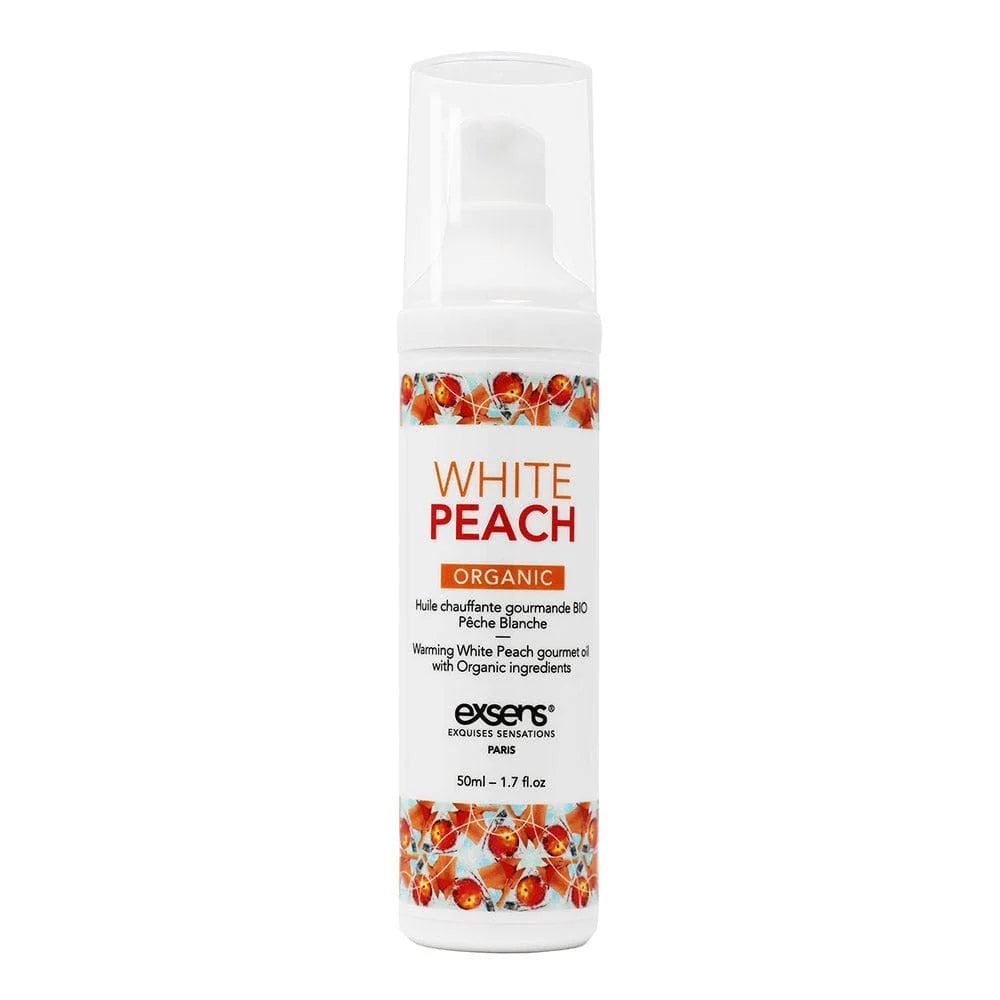 Warming Lickable Massage Oil - White Peach