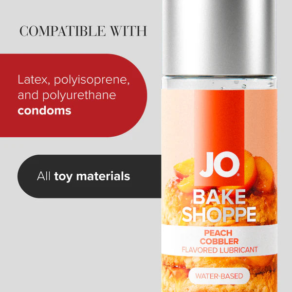 JO Bake Shoppe Lube - Peach Cobbler Flavor (2oz)