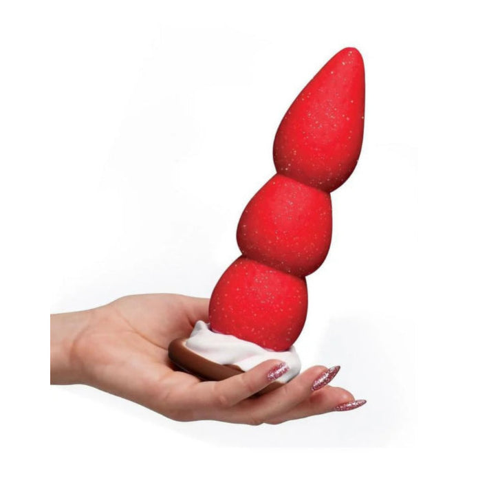 Strawberry Sweet Cream Dildo - 7 Inches