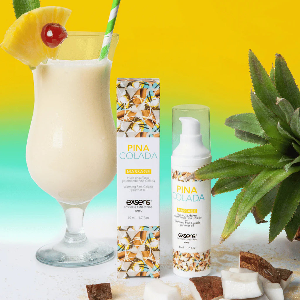 Warming Lickable Massage Oil - Pina Colada