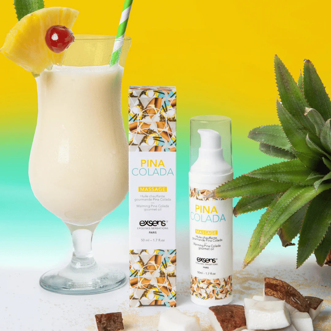 Warming Lickable Massage Oil - Pina Colada