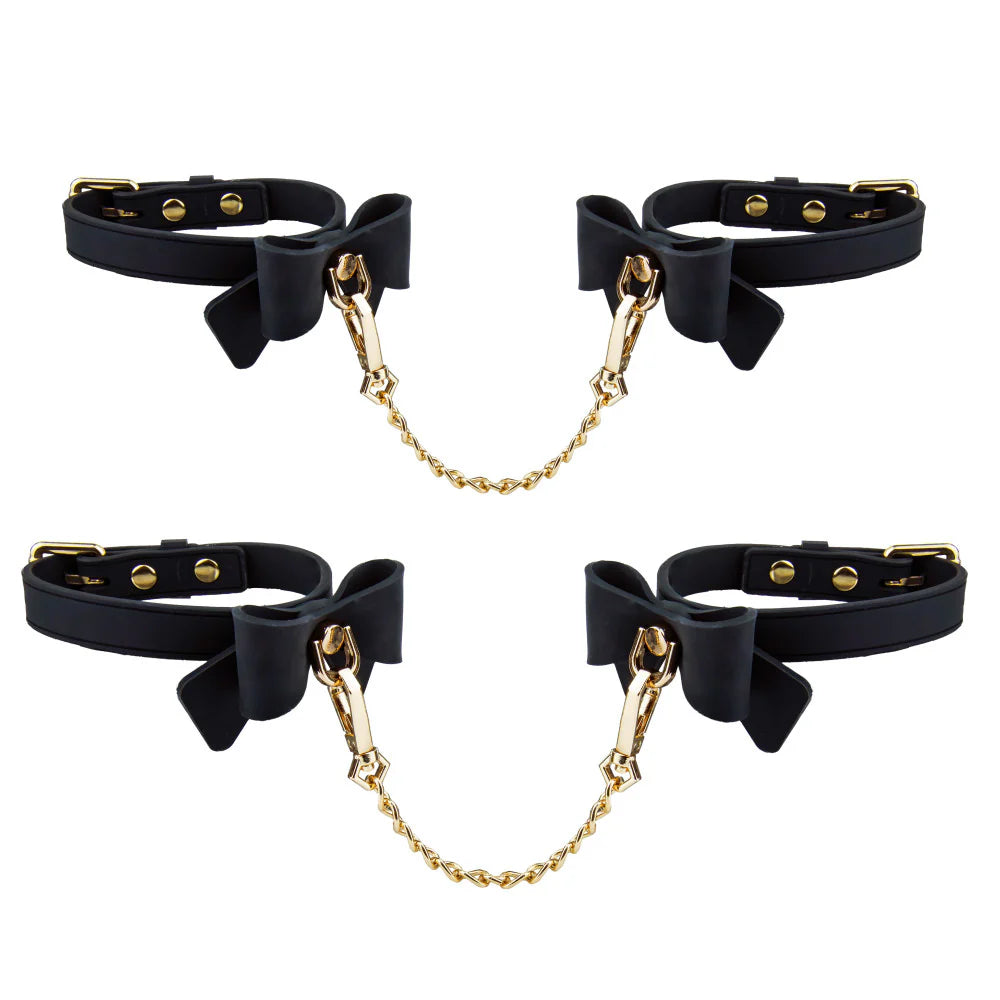 Ardor Black Bow Wrist & Ankle Restraints