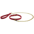 Ardor Ruby Collar & Leash Red