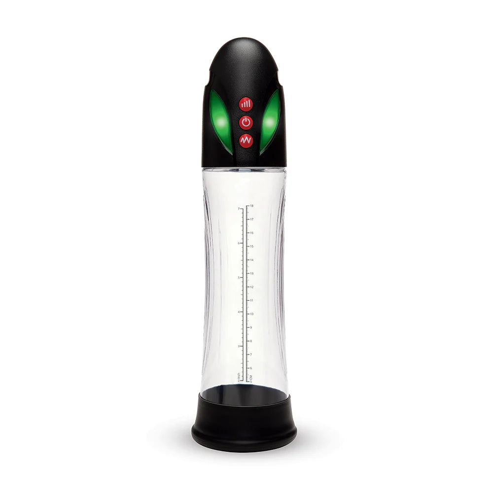 An automatic penis pump that uses water rather than air are it's suction source.