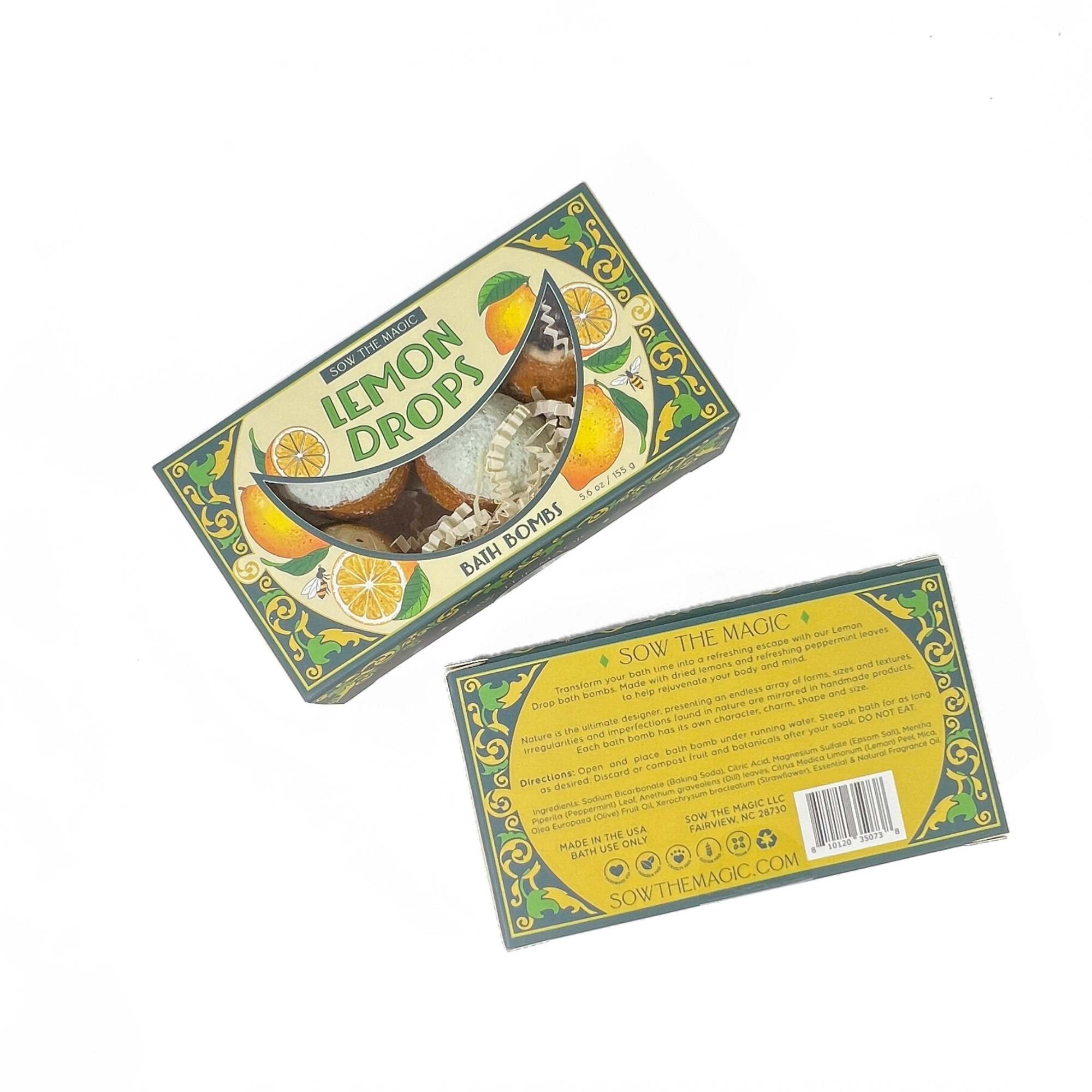 Lemon Drop & Mint - Bath Bomb Gift Set