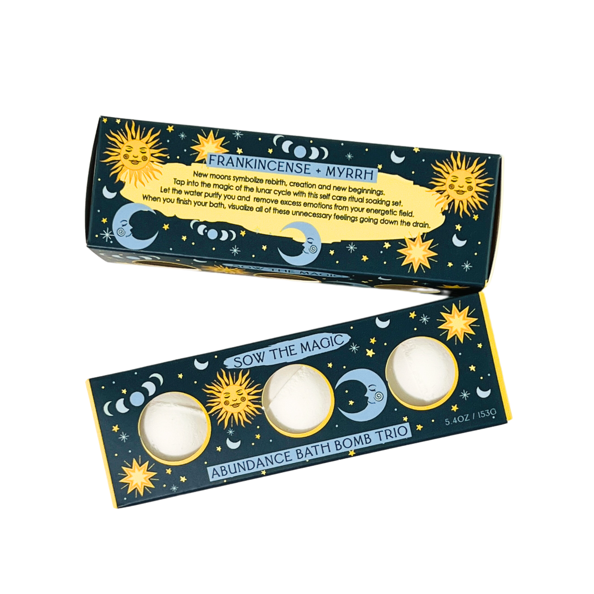 Moon Phase Abundance Set of 3 - Bath Bombs