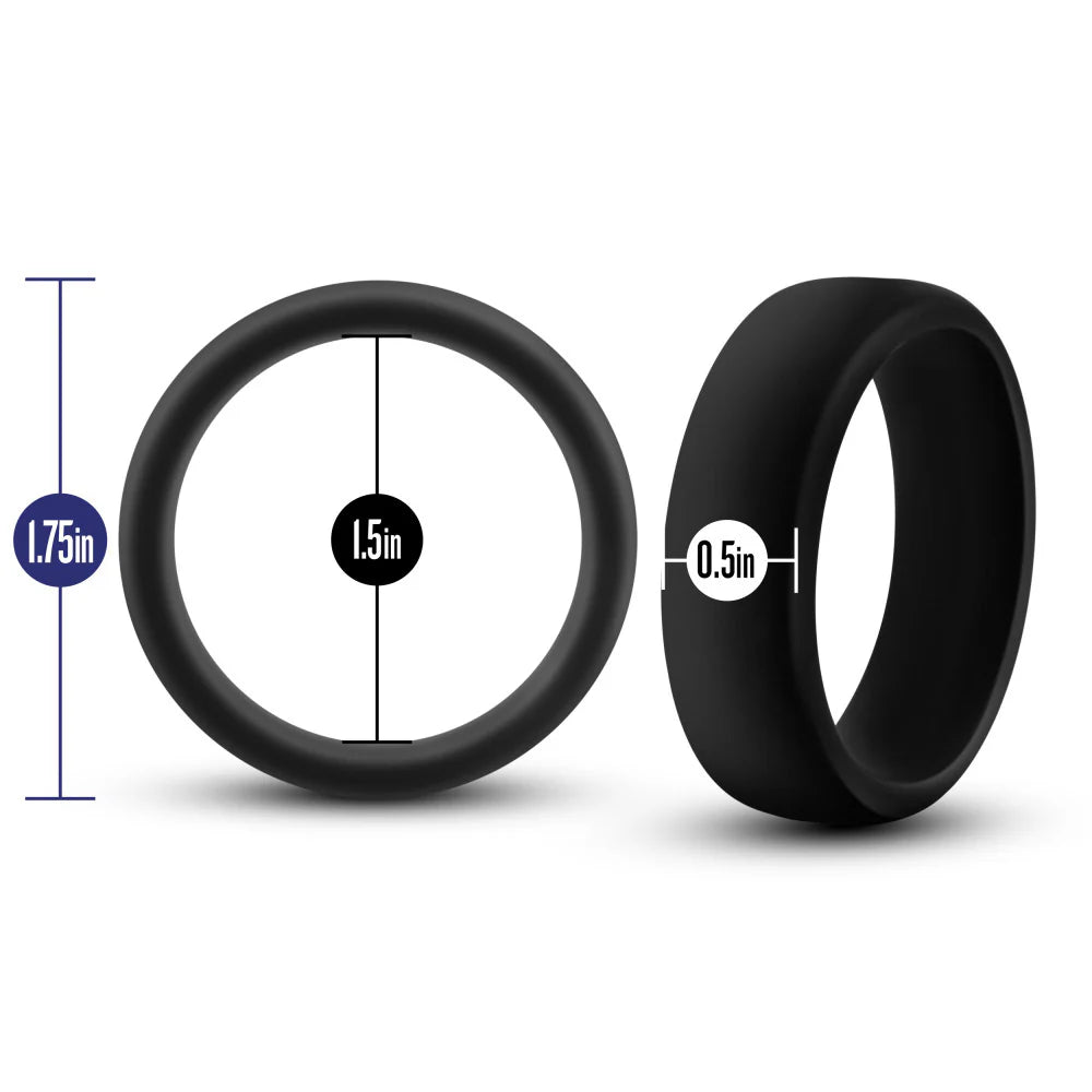 Performance Silicone Cock Ring - 1.5 Inch