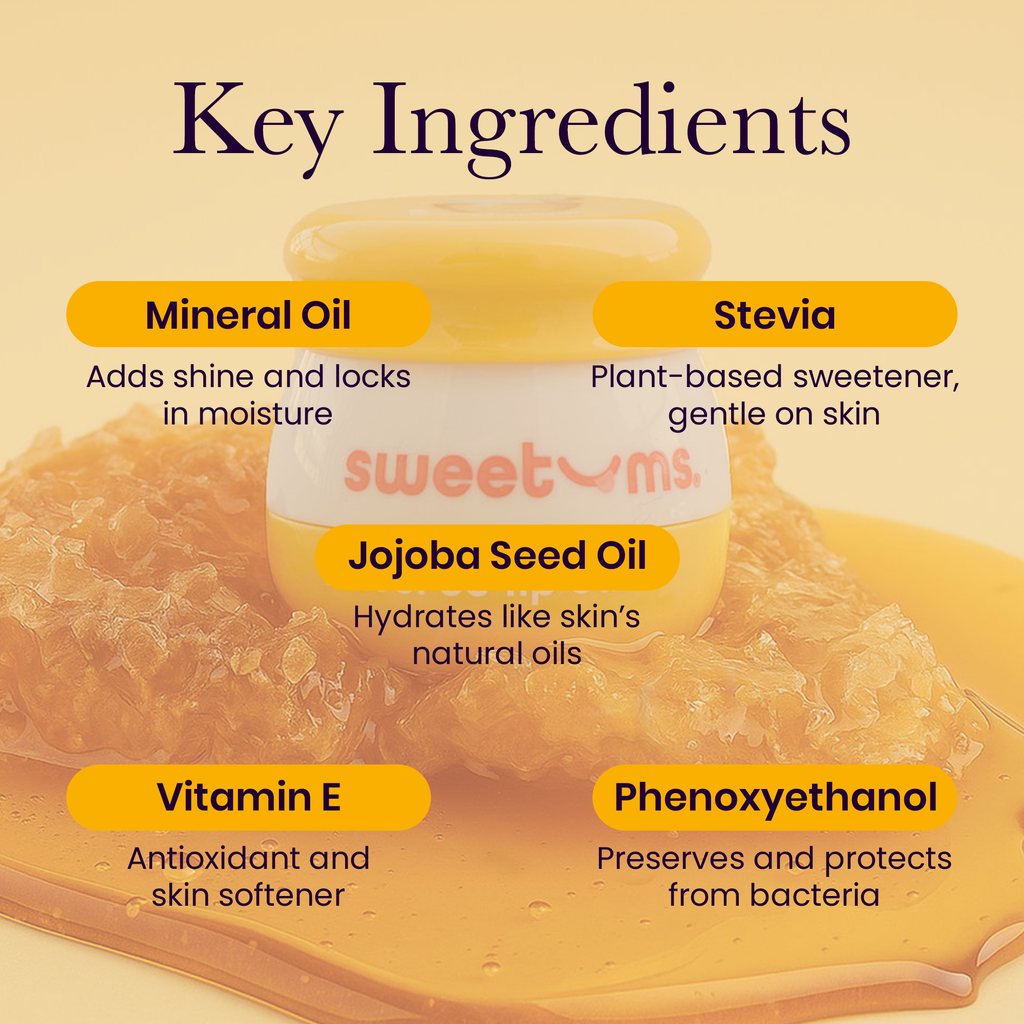 Sweetums Honey Kissing Lip Balm