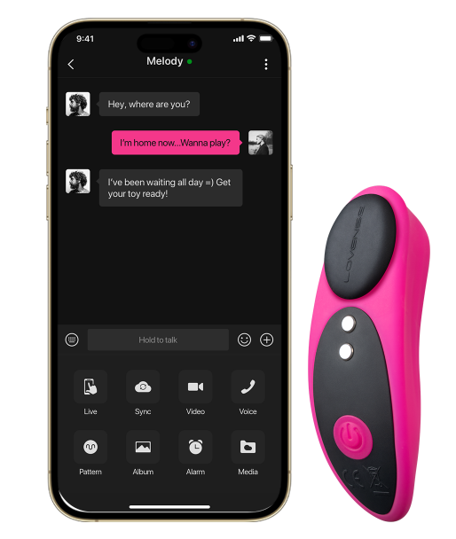 Ferri next to a phone to indicate it is app controlled.