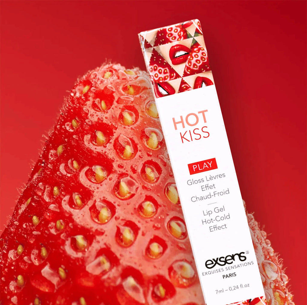 Hot Kiss Arousal Lip Gloss - Strawberry