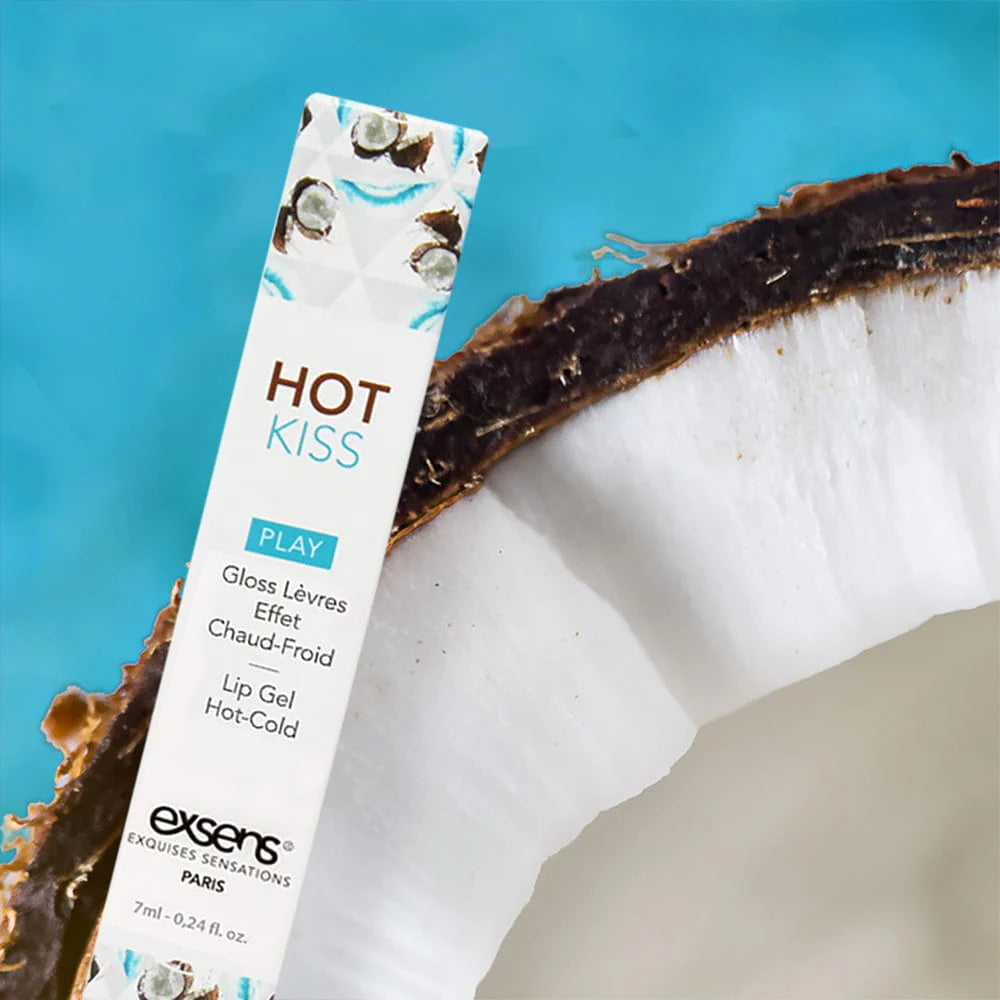 Hot Kiss Arousal Lip Gloss - Coconut