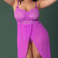 Lilac Gown & Thong Set
