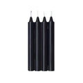 Make Me Melt Sensual Warm Drip Candles - Jet Black