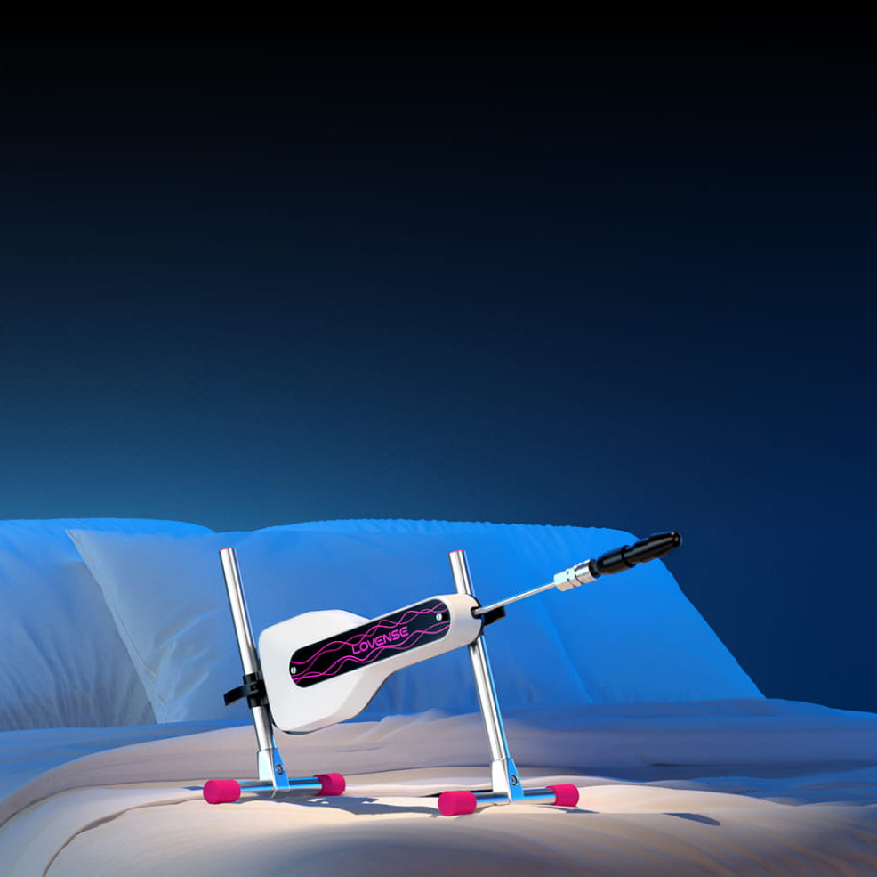 A thrusting machine that sits on two legs. You can adjust the angle on the legs so the toy sits higher or lower is position.