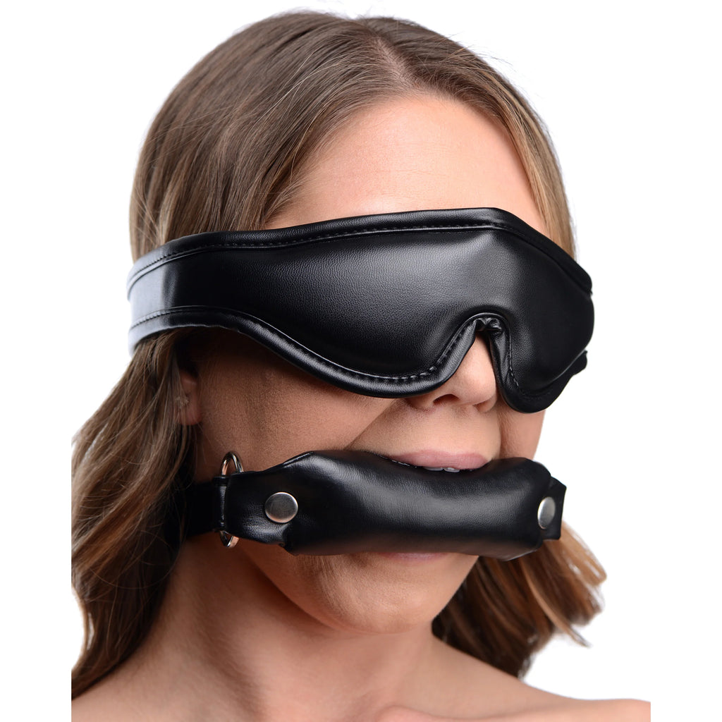 Padded Blindfold & Bit Gag