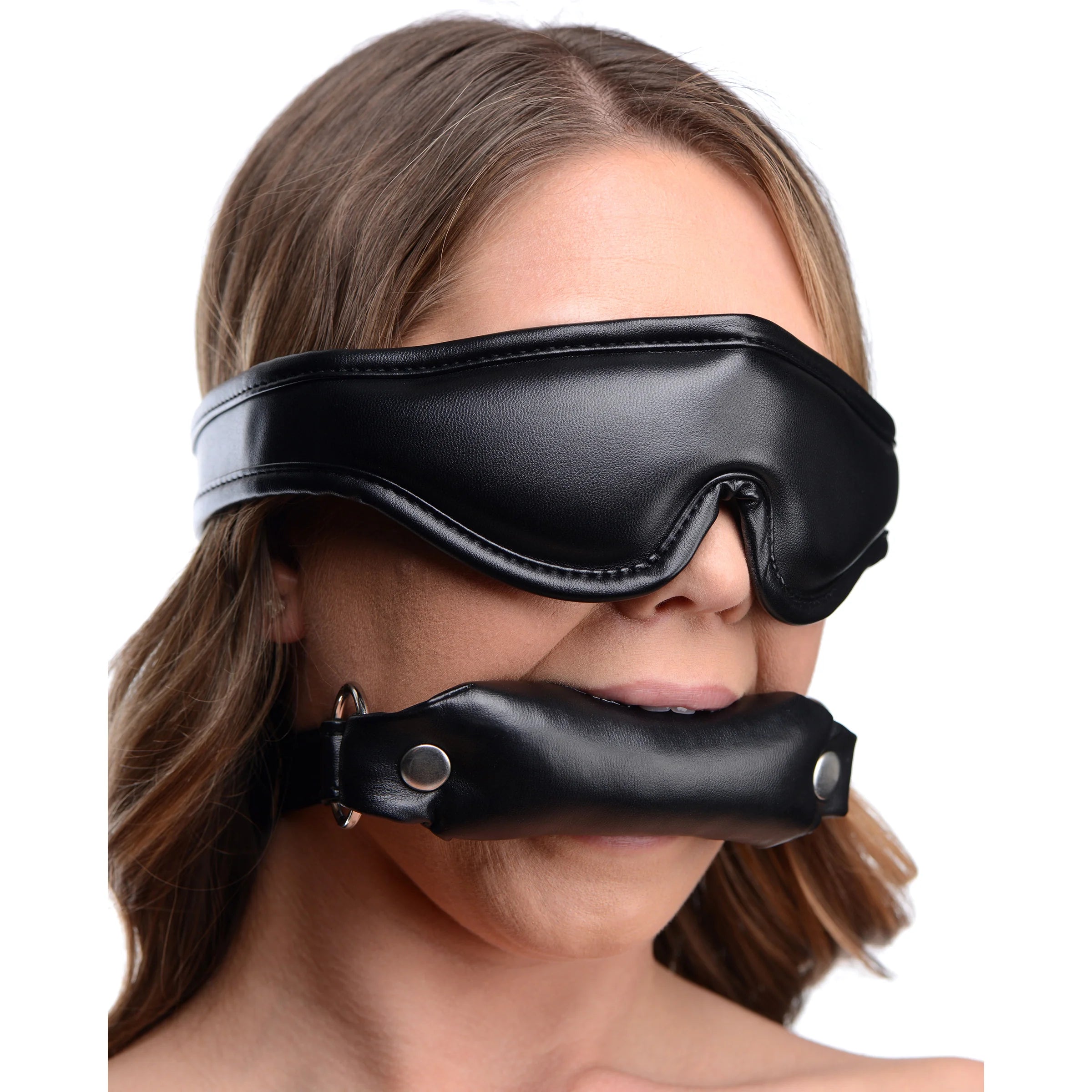Padded Blindfold & Bit Gag