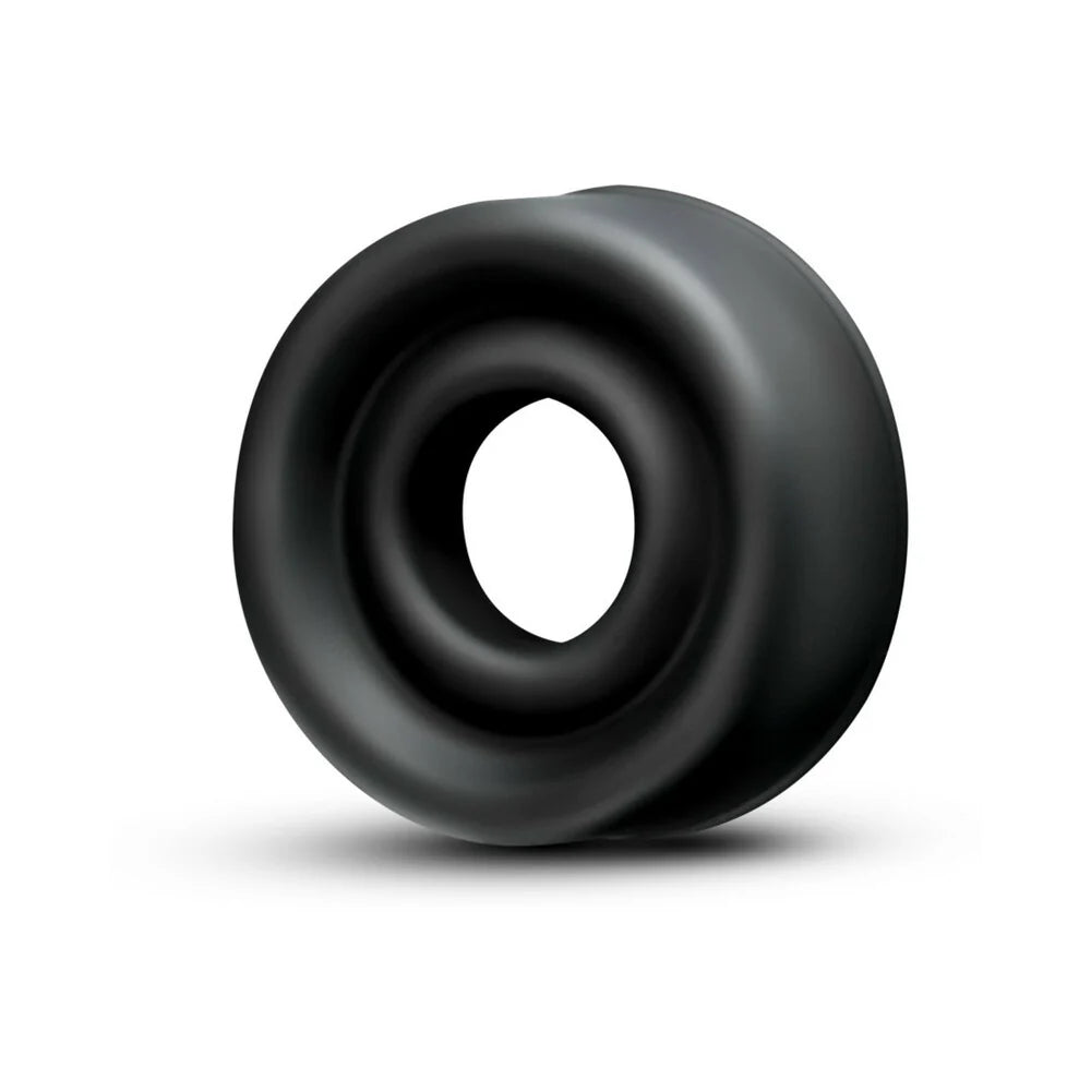 A silicone end cap for a penis pump with a medium size opening.