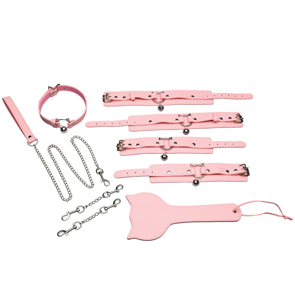 Pink Kitty 9-Piece Bondage Set