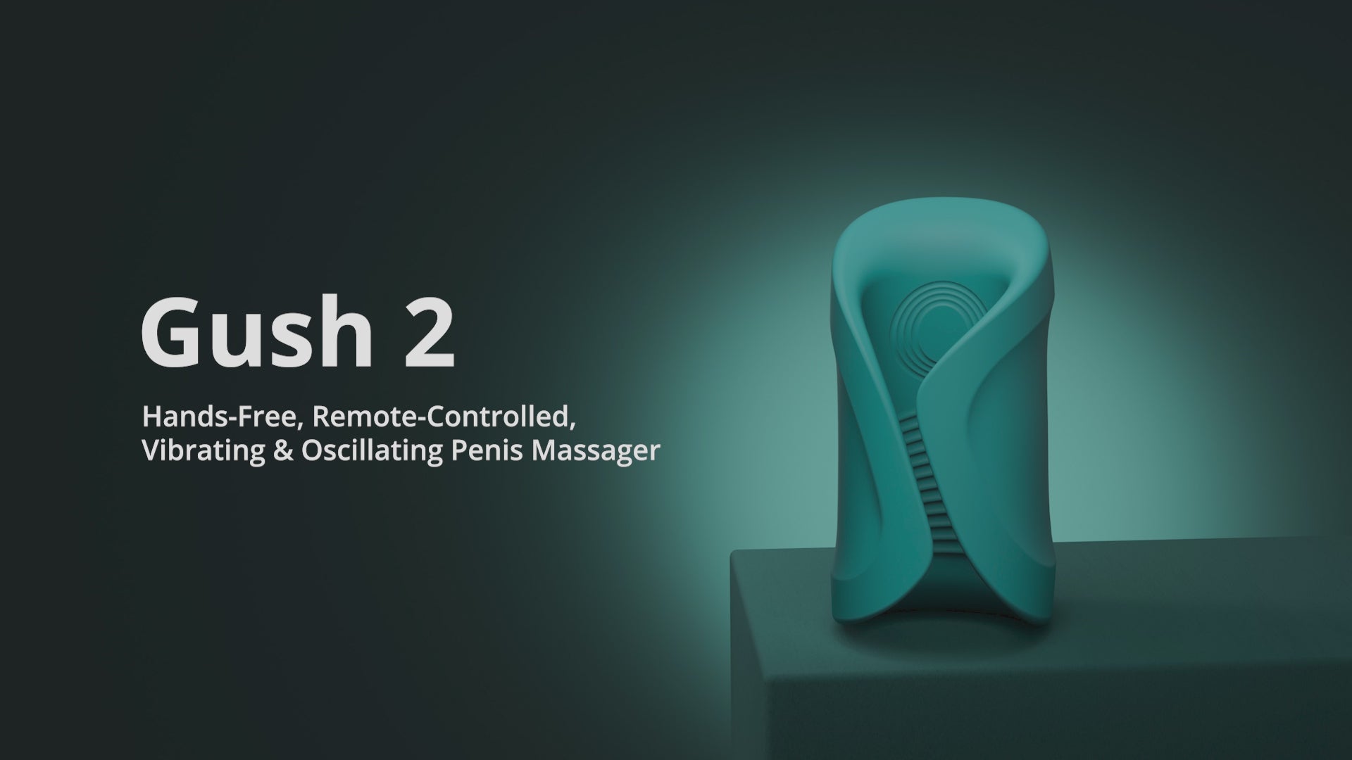 Lovense Gush 2 - Hands-Free, Oscillating Penis Massager