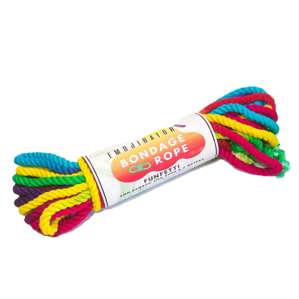 Funfetti Rainbow Bamboo Rope - 26 Feet
