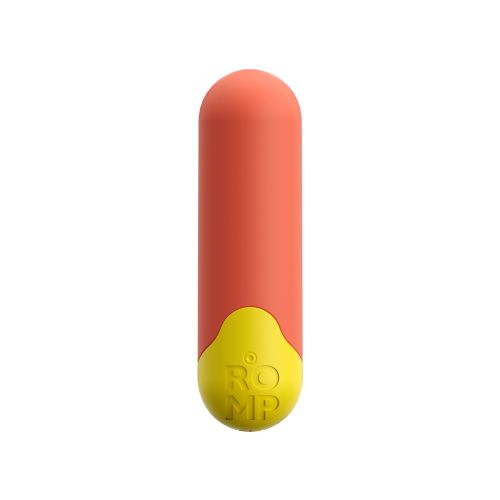 A small orange vibrating bullet.