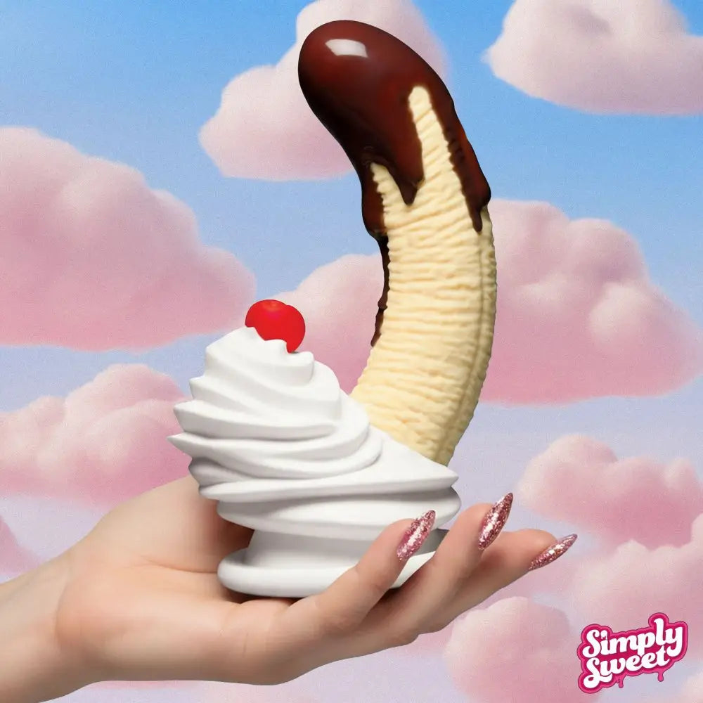 Chocolate Dipped Banana Split Dildo - 5.5 Inches